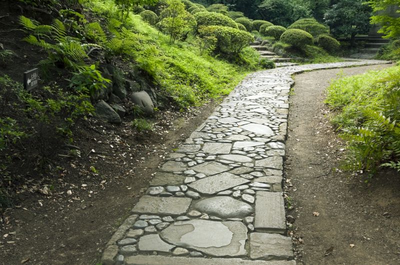 Stylish Stone Walkway